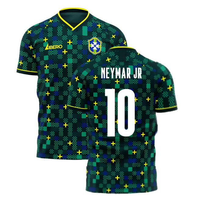 Brazil 2025-2026 Third Concept Football Kit (Libero) (NEYMAR JR 10)-SoccerKits Hub | Buy Soccer Jerseys Online